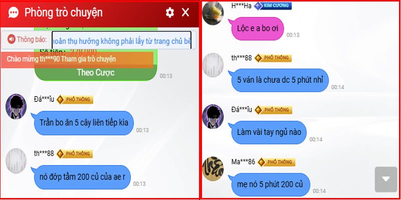 Anh em trong nhóm chat khá bất ngờ khi Trần Bo lụm tiền
